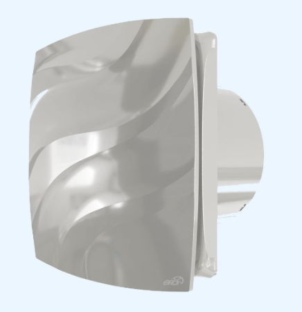 WAVE 100C Gray ERA Вентилятор накладной WAVE D100 обр.клапан Gray